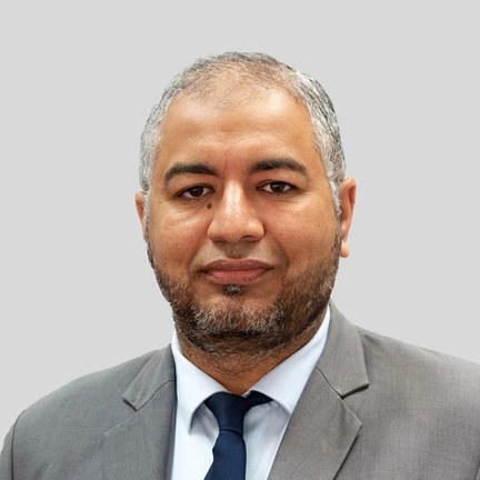 Portrait of Iftikhar Ahmad Shaheen.